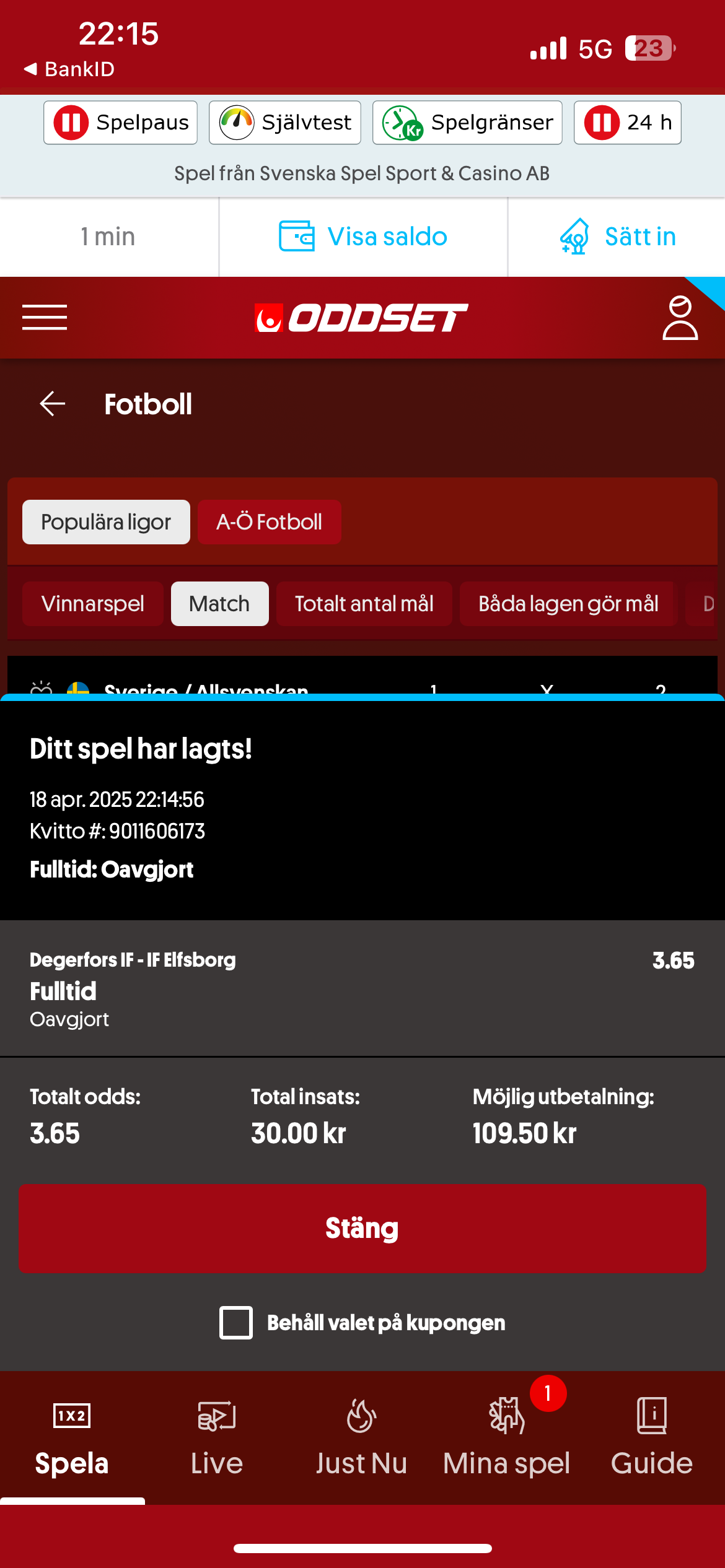 Oddsbild
